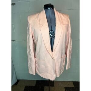 blazer boxy boyfriend pink 1980s